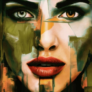Female-Serie---Just-Face-Dirty-Green-Serie-by-Felix-von-Altersheim