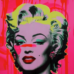 Hommage-Marilyn-Monroe---Neon-Pink-01-by-Felix-von-Altersheim