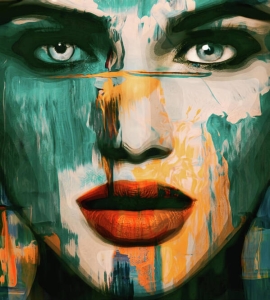 Just-Face-Serie-897-3D-Green---2018--by-Felix-von-Altersheim