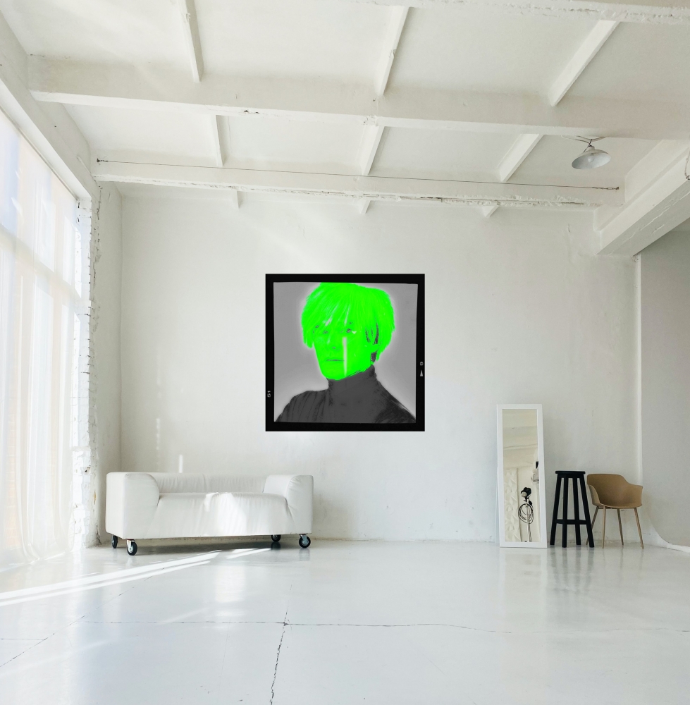 Bild 1 von Motiv Andy Warhol  Neon Green Ultra HD by Felix von Altersheim