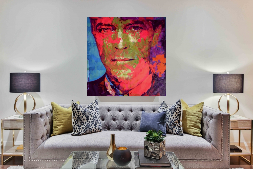 Bild 1 von Motiv David Bowie Red Scarf Face by Felix von Altersheim