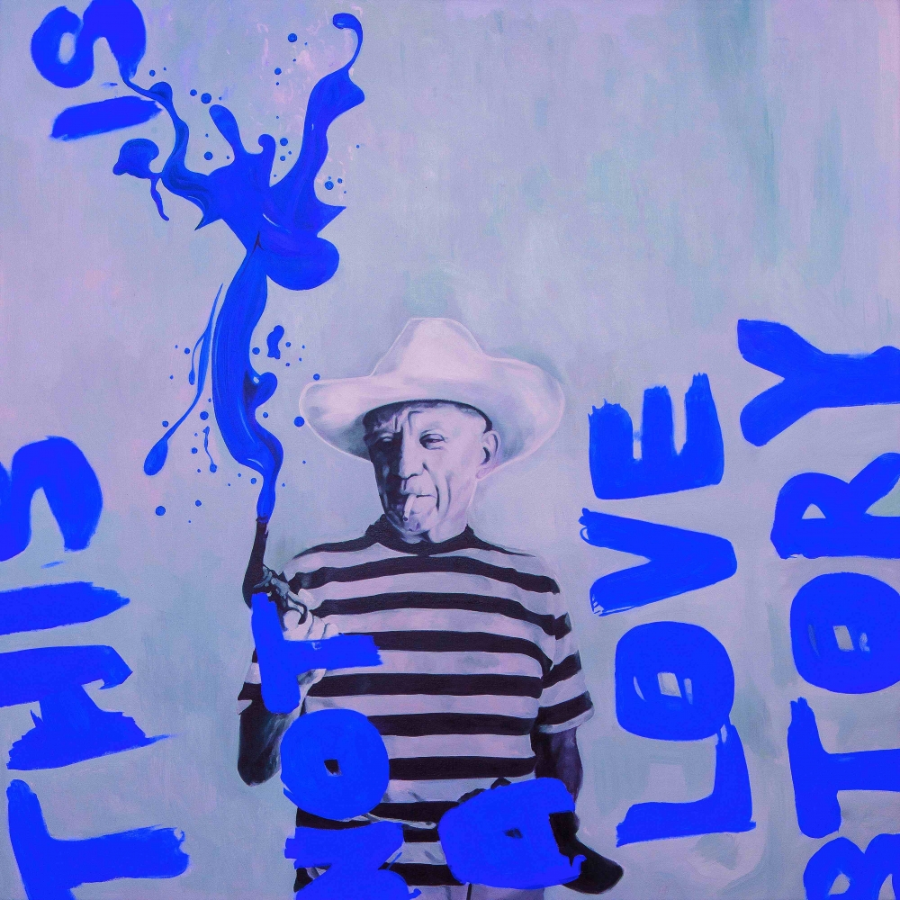 Bild 1 von Motiv Pablo Picasso Ultra Blau HD 02 -This is not an love Story by Felix von Altersheim