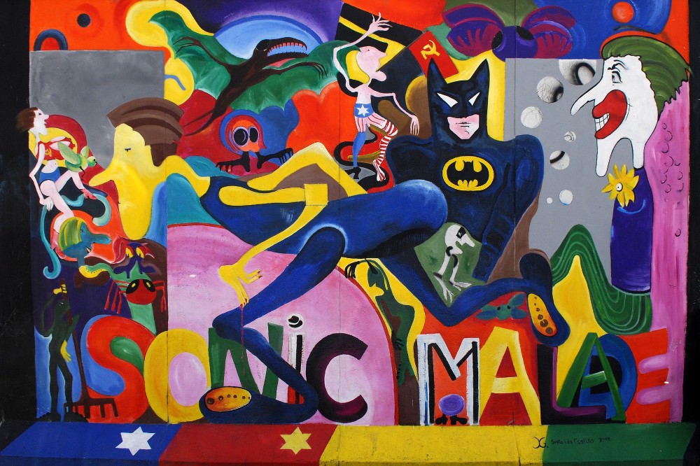 Bild 1 von Zirkus Wall Street Art 033 - Dokumentation - Fotografie by Paffy  / (Größe) 100 cm x 80 cm 2 cm Leinwand gespiegelt