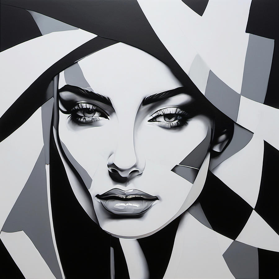 Bild 1 von Modern Art Female - Schwarz/Weiss 01 -  by Felix von Altersheim