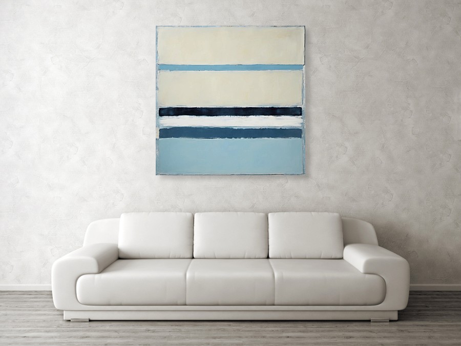 Bild 1 von Minimalismus Marine Blau - Abstrakt 01 - by  Team W 32