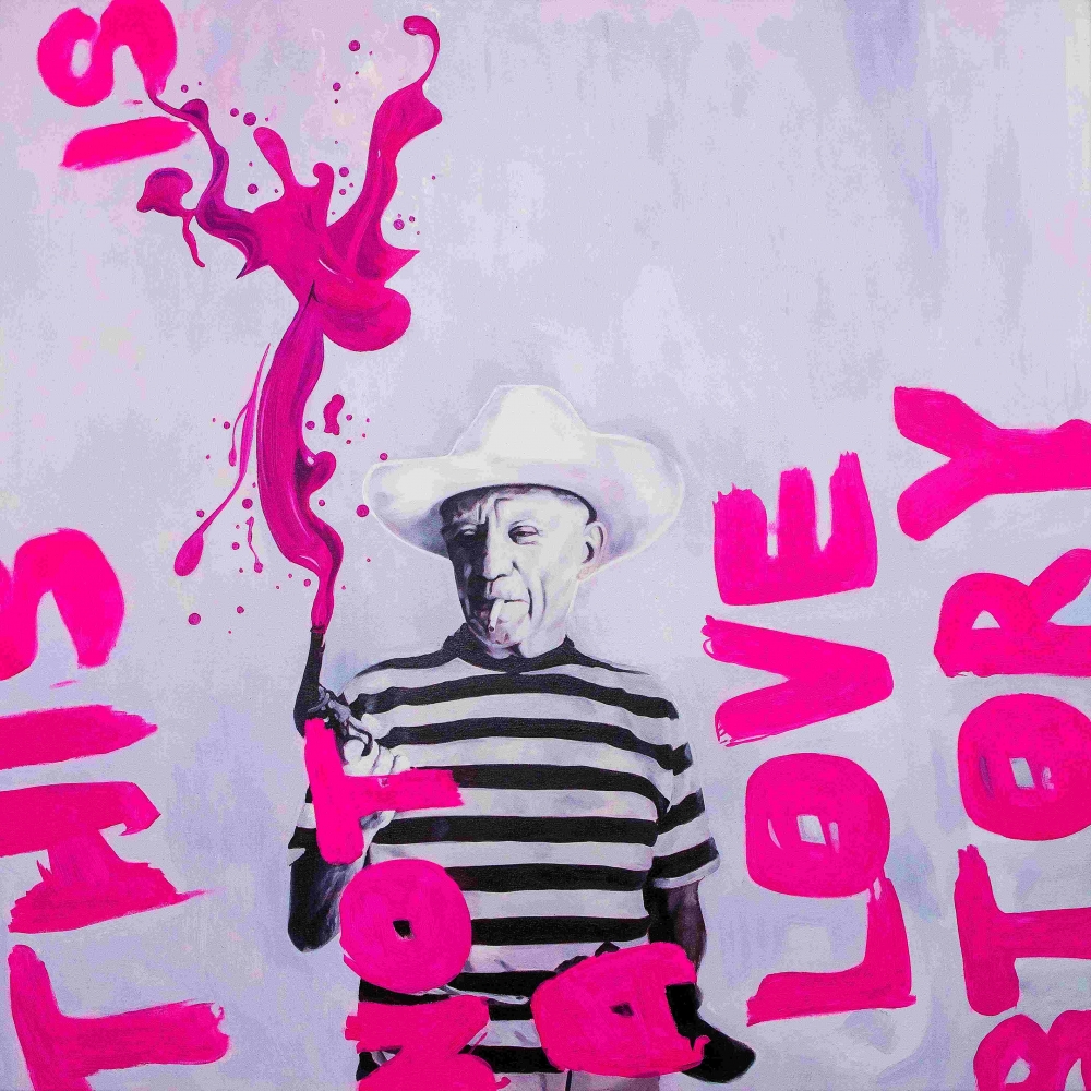 Bild 1 von Motiv Pablo Picasso Original Color  -This is not an love Story by Felix von Altersheim