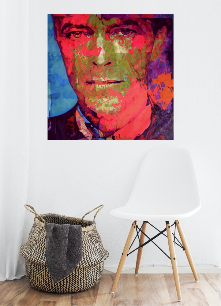 Bild 1 von Motiv David Bowie Red Scarf Face by Felix von Altersheim