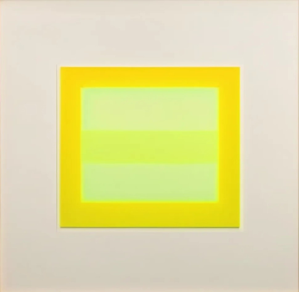 Bild 1 von Geometrie-  Bauhaus - Abstrakt - M59  / (Größe) 110x110 cm 2 cm Leinwand gespiegelt