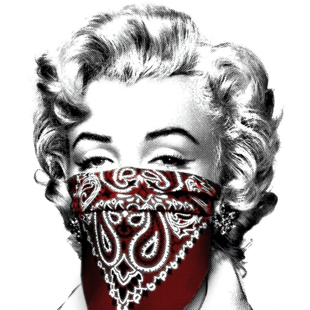 Bild 1 von Art-  with Love präsentiert - Stay Face Red Marilyn Monroe 2020  by Mr. Brainwash - Siebdruck