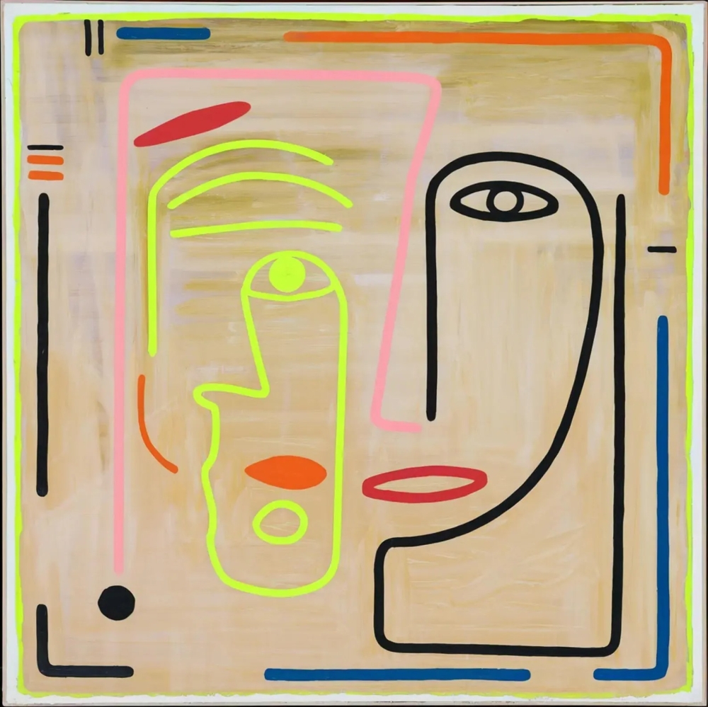 Bild 1 von Figurative Expressionismus Abstrakt Portrait Formen 11 Edition of 50 by Samuel Richter