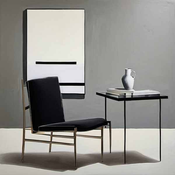 Bild 1 von Minimalismus Bauhaus Design Klassiker - 02 - by Team W32  / (Größe) 60 cm x 60 cm 4 mm Gallery Print/Acrylglas inkl. Halterungen beigelegt
