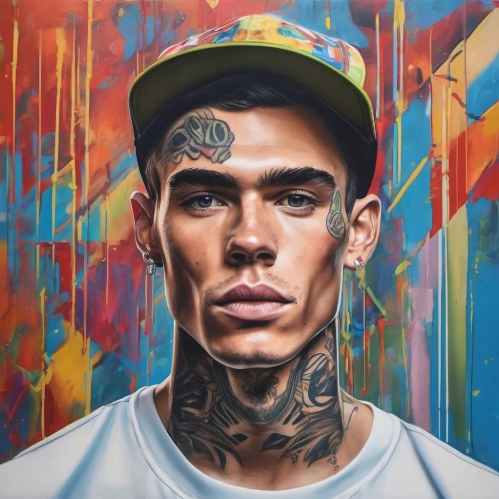 Bild 1 von Hommage Berghain Berlin Boys  Nr. 95 - Tattoos  by Team W 32  / (Größe) Du hast einen anderen Wunsch? Schreib uns eine Nachricht! Dein Wandbild erhältlich ab: