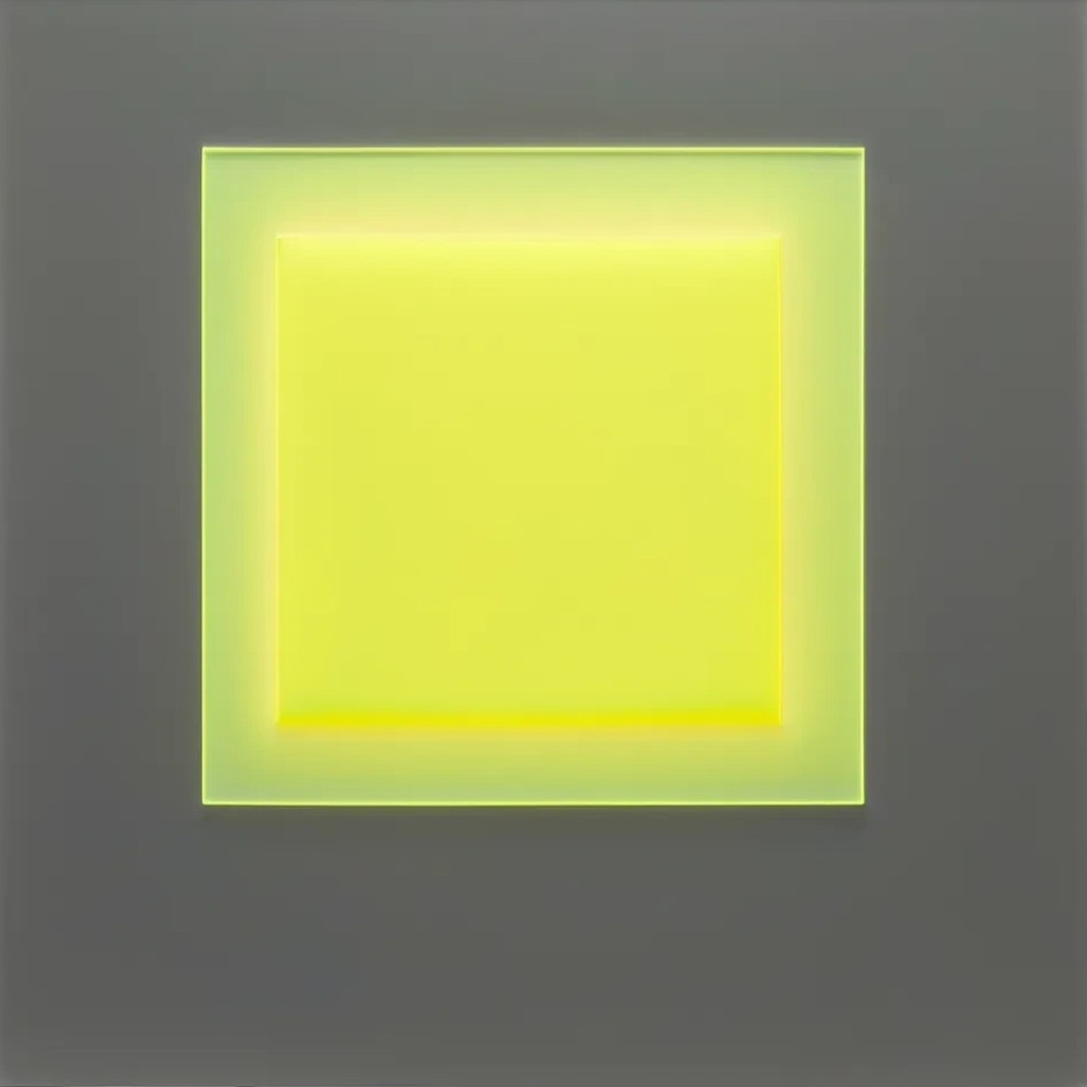 Bild 1 von Geometrie-  Bauhaus - Abstrakt - M52  / (Größe) 120 cm x 120 cm Gallery Print/Acrylglas/Alu Dibond/Fotopapier inkl. Halterungen vormontiert