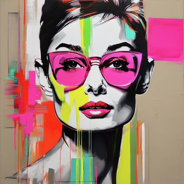 Bild 1 von Hommage an Audrey Hepburn Pop Art Filter-  by Felix von Altersheim