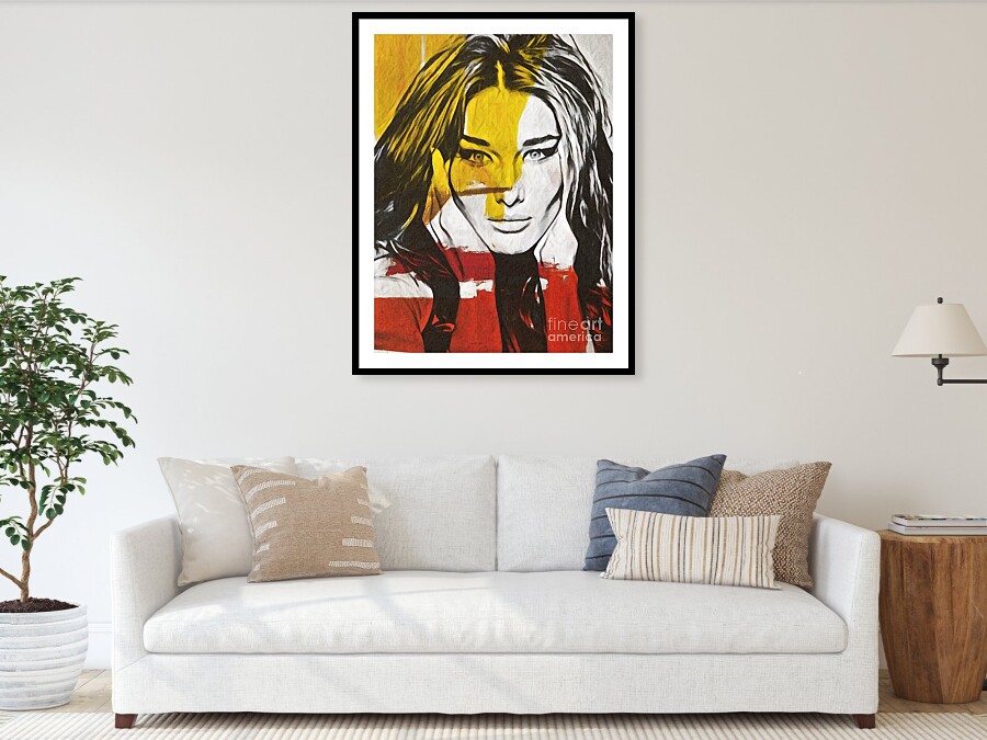 Bild 1 von Motiv Carla Bruni Abstrakt Game Urban by Felix von Altersheim