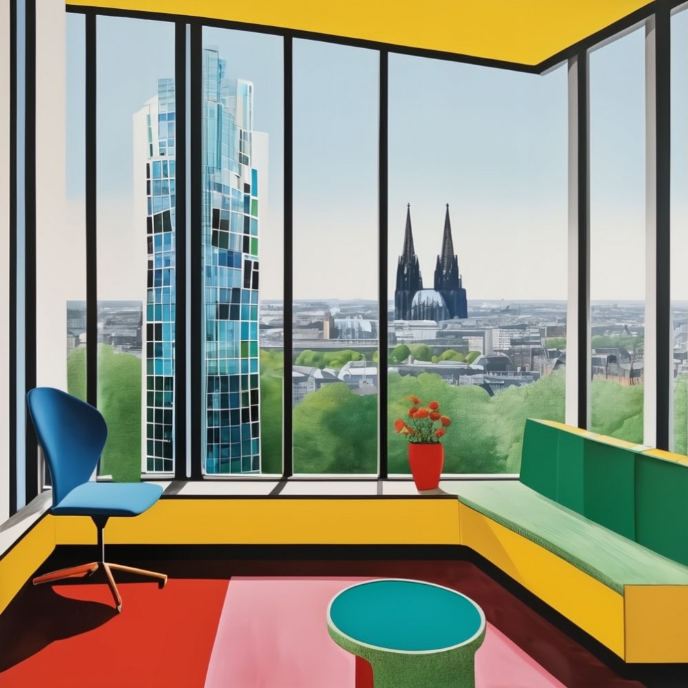 Bild 1 von Ausblick Kölner Dom - Art Deco - Design Klassiker - Bauhaus 06 by Team W 32