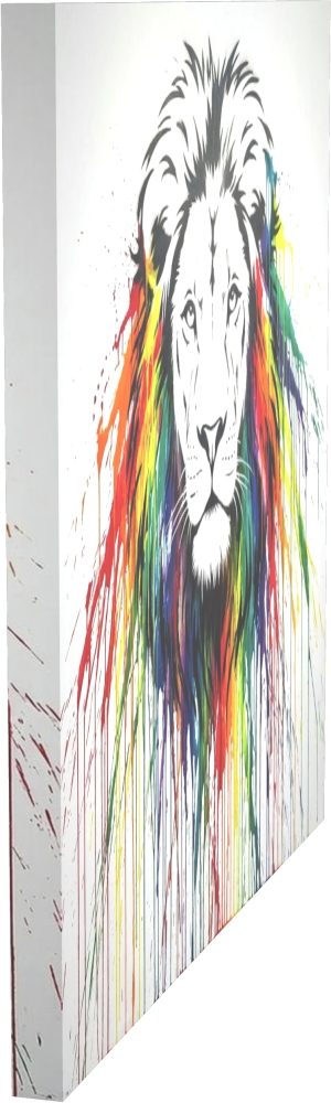 Bild 1 von Einzelstück! - König der Tiere - Löwe Splash Street Art Style