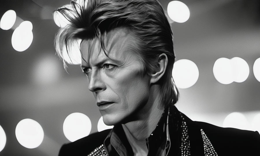 Bild 1 von Hommage an David Bowie - Fotografie by Chris David Evans  / (Größe) 120 cm x 70 cm 2 cm Leinwand gespiegelt