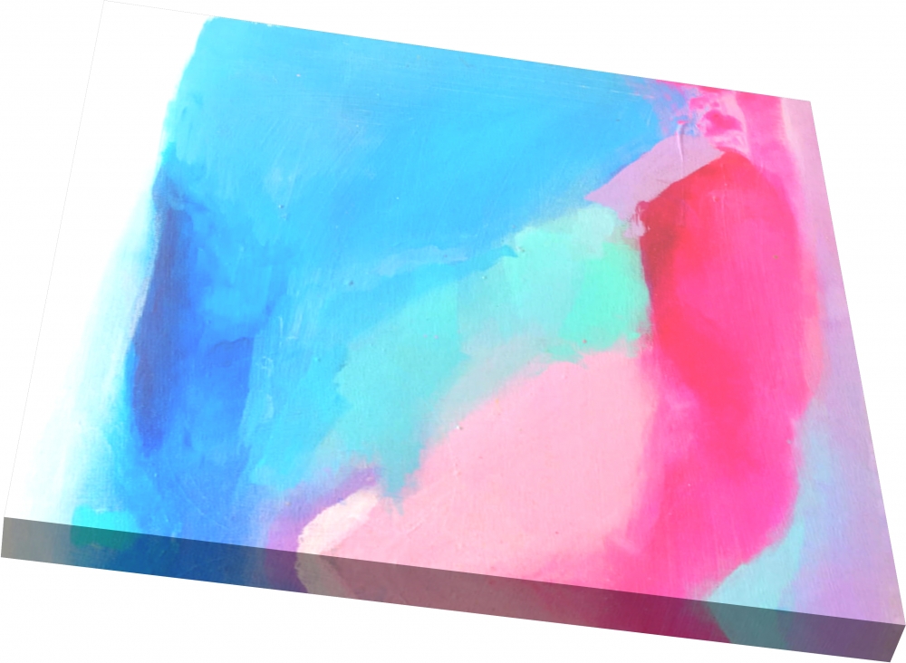 Bild 1 von Standard - Leinwand  -  50 % gemischt/Quadratisch 1:1/2:3/3:2/3:4/4:3  / (Größe) 90 cm x 60 cm/60 cm x 90 cm 2 cm Leinwand gespiegelt
