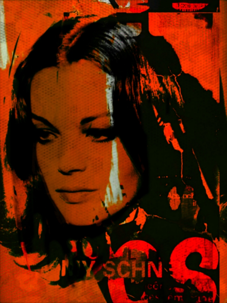 Bild 1 von Motiv Romy Schneider Vintage Orange by Felix von Altersheim