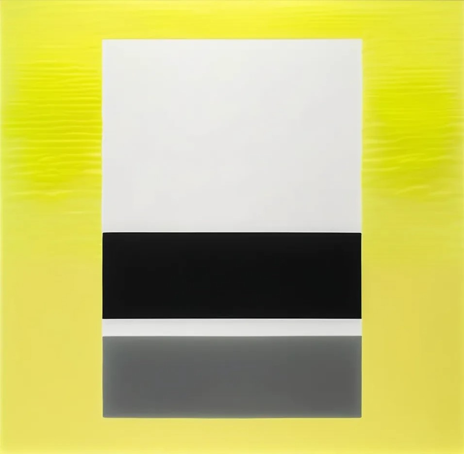 Bild 1 von Geometrie-  Bauhaus - Abstrakt - M54  / (Größe) 120x120 cm 2 cm Leinwand gespiegelt