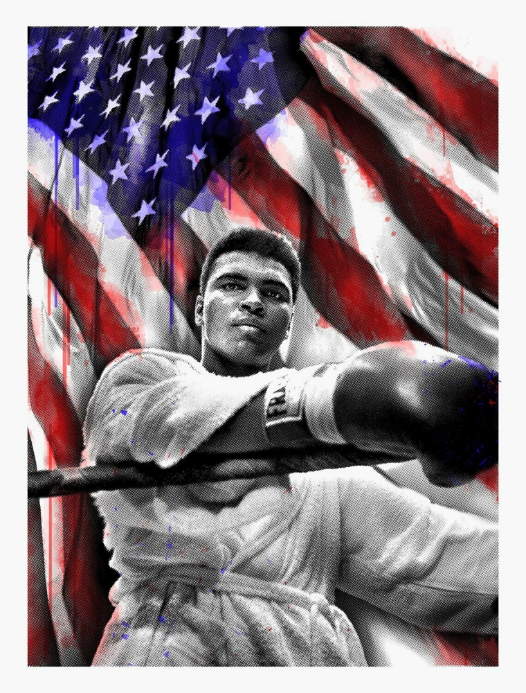 Bild 1 von Art-  with Love präsentiert - Muhammed Ali - American Hereos by Mr. Brainwash - Siebdruck