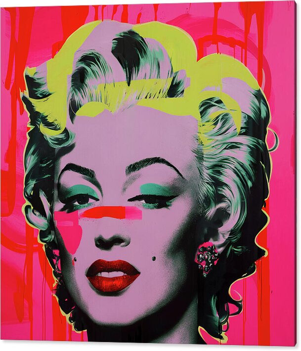 Bild 1 von Hommage Marilyn Monroe - Neon Pink 01 by Felix von Altersheim