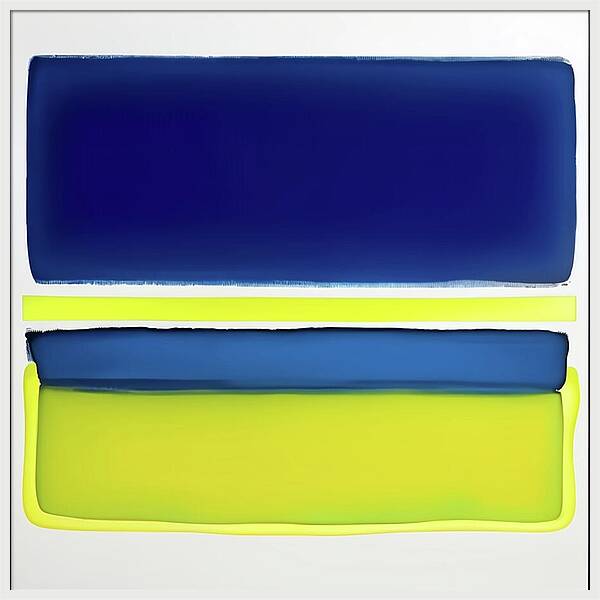 Bild 1 von Moderne Farbfeldmalerei Neon Farben M 104 by Team W 32