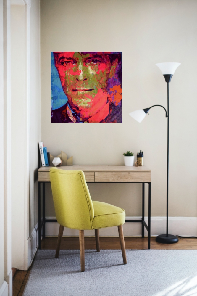 Bild 1 von Motiv David Bowie Red Scarf Face by Felix von Altersheim