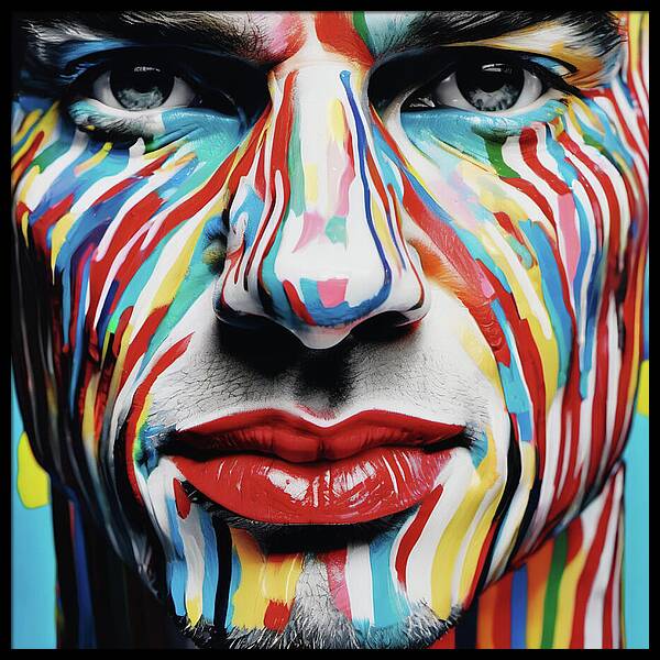 Bild 1 von Premium - Galerie Rahmen - Zebra - Guy Color of Life Foto Realismus  by Felix von Altersheim