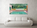 Bild 3 von XXL Leinwände bis 180x100 cm - Glas Pool Bauhaus 01 - Team W 32