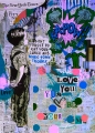 Bild 1 von KAPOW Love u Home Ultra HD - Purple - Banksy Hommage  by Felix von Altersheim