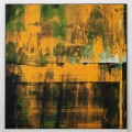 Bild 2 von Abstrakt Orange Blurred Game  - Recycelter Jeansstoff  by Felix von Altersheim