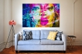 Bild 2 von Motiv Naomi Campbell Splash Pop Art 02 by  Felix von Altersheim  / (Größe) 75 cm x 50 cm 250 g Fotopapier matt