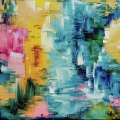 Bild 2 von Ocean Blue Summer Abstrakt Nr. 2