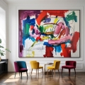 Premium - XXL Galerie Rahmen - Lila - Expressionismus Abstrakt