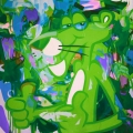 Bild 1 von Motiv Pink Panther Green by Felix von Altersheim
