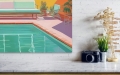 Bild 5 von XXL Leinwände bis 180x100 cm - Glas Pool Bauhaus 01 - Team W 32