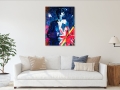 Bild 7 von Motiv David Bowie the Duke Flag blau by Felix von Altersheim