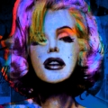 Bild 1 von Marilyn Monroe 3 D Sexy View by Felix von Altersheim  / (Größe) 70 cm x 70 cm 2 cm Leinwand gespiegelt