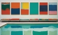 Bild 1 von XXL Leinwände bis 180x100 cm - Frame Pool Bauhaus 01 -  by Team W 32  / (Größe) 150 cm x 90 cm 2 cm Leinwand gespiegelt