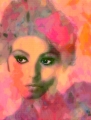 Motiv Sophia Loren Apricot Wave by Felix von Altersheim