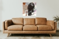 Bild 7 von Motiv Uschi Obermaier Kommune 1 - Collage by Felix von Altersheim  / (Größe) 100 cm x 100 cm 5 mm Acrylglas XT weiss/kaschiert 100 % inkl. Halterungen beigelegt
