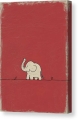 Bild 2 von Minimalismus Abstrakt einsamer winziger Elefant Rot - Edition of 50