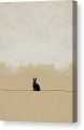 Bild 2 von Minimalismus Abstrakt einsamer winziger Hase - Edition of 50