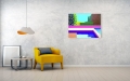 Bild 2 von Motiv Swimming Pool Bauhaus 03 by Felix von Altersheim  / (Größe) 80 cm x 60 cm 2 cm Leinwand gespiegelt