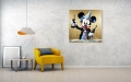 Bild 5 von Gold Edition - Happy New Year Mickey by Felix von Altersheim  / (Größe) 125 cm x 125 cm 4 mm Gallery Print/Acrylglas inkl. schwarzer Art Frame montiert