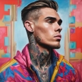 Hommage Berghain Berlin Boys  Nr. 93 - Tattoos  by Team W 32
