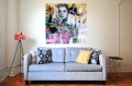 Bild 3 von Motiv Audrey Hepburn Dadaismus Collage by Felix von Altersheim  / (Größe) 150 cm x 150 cm 5 mm Acrylglas XT weiss/kaschiert 100 % inkl. Halterungen beigelegt