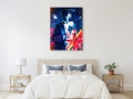 Bild 3 von Motiv David Bowie the Duke Flag blau by Felix von Altersheim